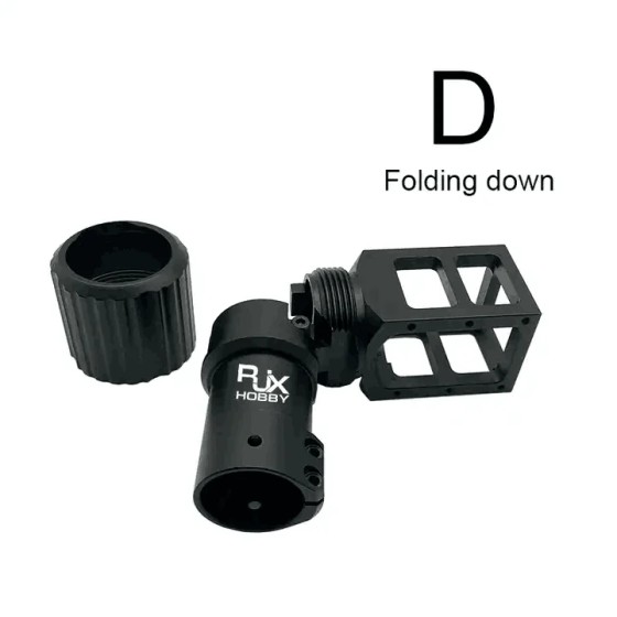 Wholesale Price RJX 30mm Aluminum Folding Arm Pipe Clamp Fixture Joint Connector Quadcopter UAV Parts Plant Agriculture Drone
